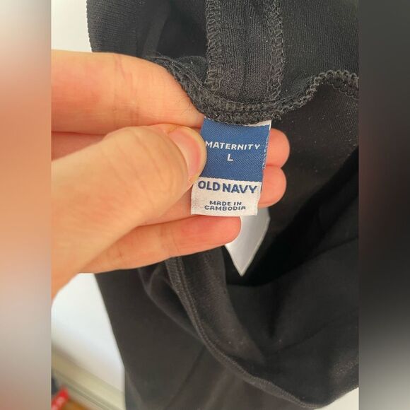 Old Navy Active Maternity Leggings full panel Stevie flare split hem pants large - Picture 7 of 9